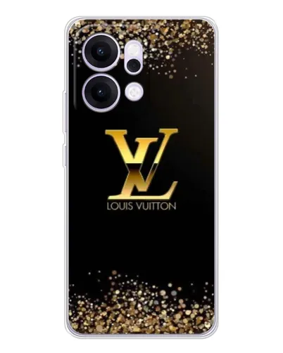 Чехол для OPPO Reno14 с картинкой «LV — золотые искры»
