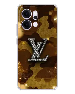 Чехол для OPPO Reno14 с картинкой «Камуфляжный Louis Vuitton»