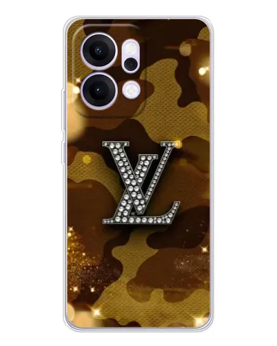 Чехол для OPPO Reno14 с картинкой «Камуфляжный Louis Vuitton»