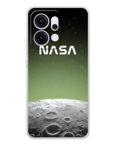 Чехол для OPPO Reno14 с картинкой «NASA — лунный градиент»