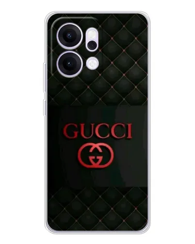 Чехол для OPPO Reno14 с картинкой «Gucci — стеганый черный»