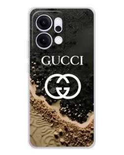 Чехол для OPPO Reno14 с картинкой «Gucci — песчаные дюны»