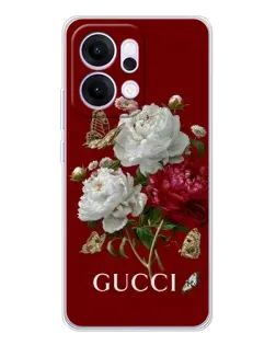 Чехол для OPPO Reno14 с картинкой «Gucci —  сад»