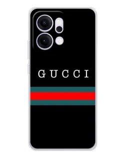 Чехол для OPPO Reno14 с картинкой «Gucci — красный пояс»