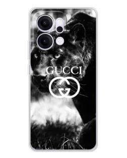 Чехол для OPPO Reno14 с картинкой «Gucci — дикая природа»