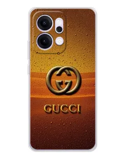 Чехол для OPPO Reno14 с картинкой «Gucci — солнечный градиент»