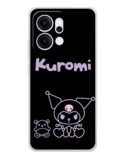 Чохол для OPPO Reno14 з картинкою «Kuromi — чорний мінімалізм» Чохол для OPPO Reno14 з картинкою «Kuromi — чорний мінімалізм»