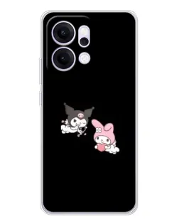 Чохол для OPPO Reno14 з картинкою «My Melody та Kuromi»