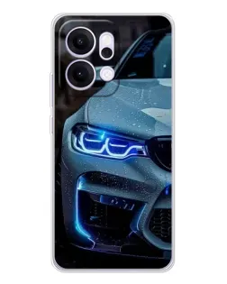 Чохол для OPPO Reno14 з картинкою «Погляд BMW з синіми фарами» Чохол для OPPO Reno14 з картинкою «Погляд BMW з синіми фарами»