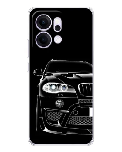 Чехол для OPPO Reno14 с картинкой «Темный силуэт BMW» Чехол для OPPO Reno14 с картинкой «Темный силуэт BMW»