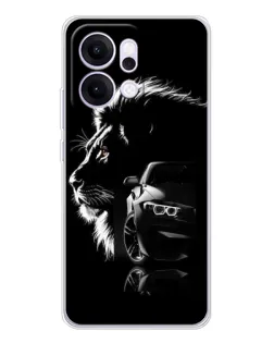 Чохол для OPPO Reno14 з картинкою «BMW та лев» Чохол для OPPO Reno14 з картинкою «BMW та лев»