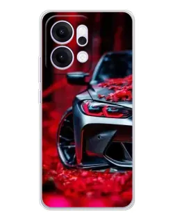 Чохол для OPPO Reno14 з картинкою «Спортивна BMW та квіти» Чохол для OPPO Reno14 з картинкою «Спортивна BMW та квіти»