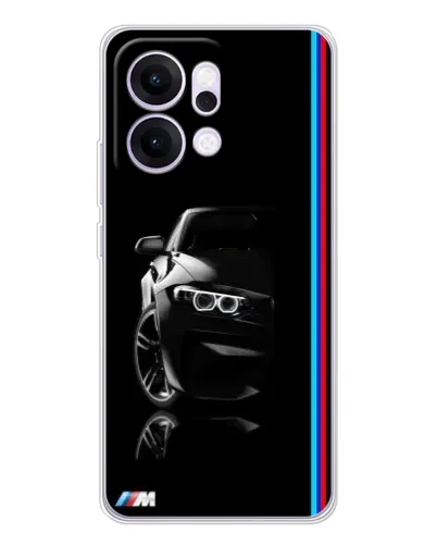 Чехол для OPPO Reno14 с картинкой «Силуэт BMW в темноте» Чехол для OPPO Reno14 с картинкой «Силуэт BMW в темноте»
