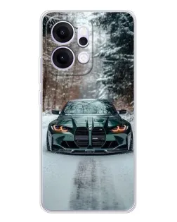 Чохол для OPPO Reno14 з картинкою «BMW у зимовому лісі» Чохол для OPPO Reno14 з картинкою «BMW у зимовому лісі»