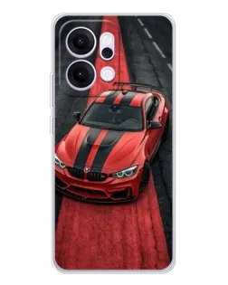 Чохол для OPPO Reno14 з картинкою «BMW на червоній доріжці» Чохол для OPPO Reno14 з картинкою «BMW на червоній доріжці»