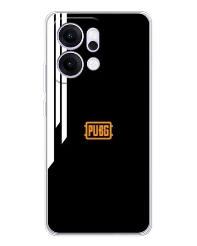 Чехол для OPPO Reno14 с картинкой «PUBG — вертикальные линии»