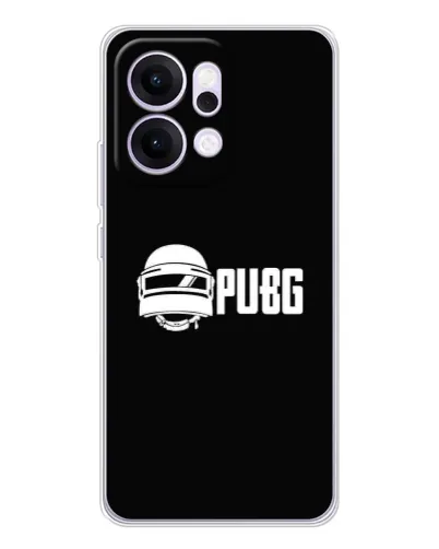 Чехол для OPPO Reno14 с картинкой «PUBG — классический лого»