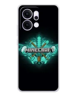 Чохол для OPPO Reno14 з картинкою «Minecraft Diamond лого» Чохол для OPPO Reno14 з картинкою «Minecraft Diamond лого»