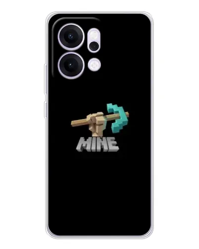 Чехол для OPPO Reno14 с картинкой «Алмазная кирка»