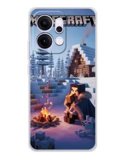 Чохол для OPPO Reno14 з картинкою «Зимовий Minecraft» Чохол для OPPO Reno14 з картинкою «Зимовий Minecraft»