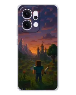 Чохол для OPPO Reno14 з картинкою «Стів біля вежі» Чохол для OPPO Reno14 з картинкою «Стів біля вежі»