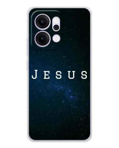 Чехол для OPPO Reno14 с картинкой «Звездное небо Jesus»
