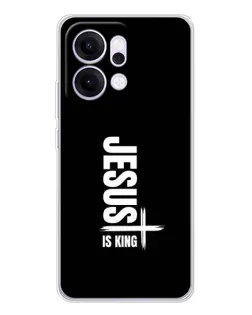 Чехол для OPPO Reno14 с картинкой «Вертикаль веры Jesus»