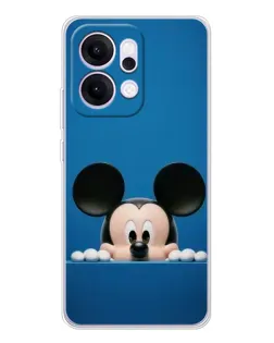 Чехол для OPPO Reno14 с картинкой «Микки выглядывает»