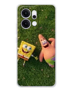Чехол для OPPO Reno14 с картинкой «Друзья на лужайке» Чехол для OPPO Reno14 с картинкой «Друзья на лужайке»