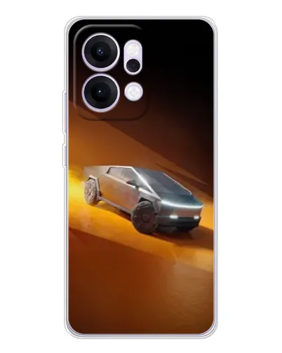 Чехол для OPPO Reno14 с картинкой «Cybertruck в пустыне» Чехол для OPPO Reno14 с картинкой «Cybertruck в пустыне»