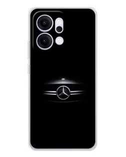 Чехол для OPPO Reno14 с картинкой «Mercedes — абстрактные линии»