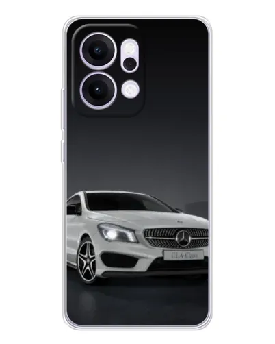 Чехол для OPPO Reno14 с картинкой «Mercedes AMG GT Silver»