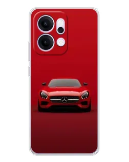 Чехол для OPPO Reno14 с картинкой «Красный Mercedes AMG»