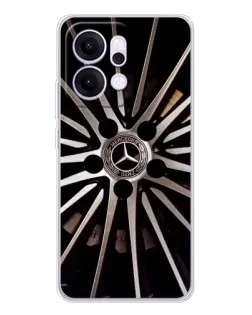 Чехол для OPPO Reno14 с картинкой «Диск Mercedes»