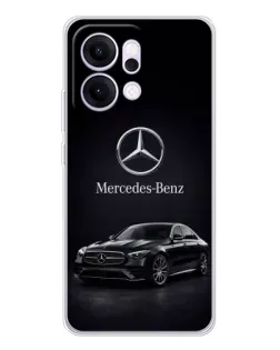Чехол для OPPO Reno14 с картинкой «Mercedes — решетка радиатора»