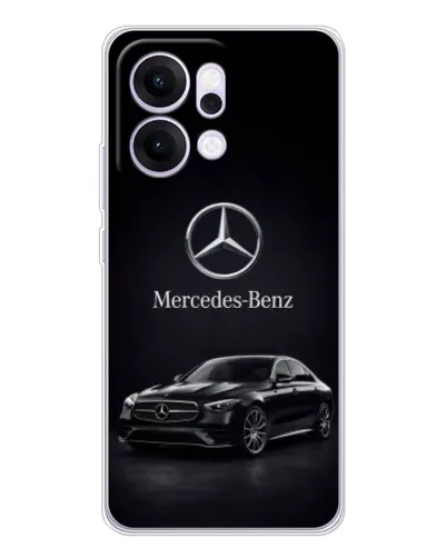 Чехол для OPPO Reno14 с картинкой «Mercedes — решетка радиатора»