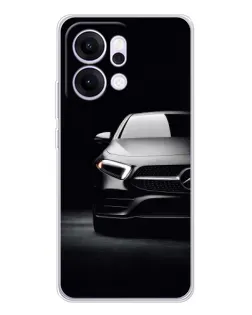 Чехол для OPPO Reno14 с картинкой «Свет фар Mercedes»