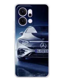 Чехол для OPPO Reno14 с картинкой «Mercedes EQ — будущее»