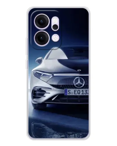 Чехол для OPPO Reno14 с картинкой «Mercedes EQ — будущее»