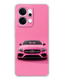 Чехол для OPPO Reno14 с картинкой «Розовый Mercedes AMG» Чехол для OPPO Reno14 с картинкой «Розовый Mercedes AMG»