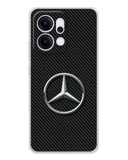 Чехол для OPPO Reno14 с картинкой «Карбоновый Mercedes стиль» Чехол для OPPO Reno14 с картинкой «Карбоновый Mercedes стиль»