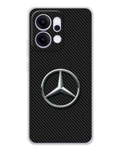 Чехол для OPPO Reno14 с картинкой «Карбоновый Mercedes стиль» Чехол для OPPO Reno14 с картинкой «Карбоновый Mercedes стиль»