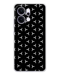 Чехол для OPPO Reno14 с картинкой «Mercedes паттерн звезд» Чехол для OPPO Reno14 с картинкой «Mercedes паттерн звезд»