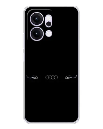 Чехол для OPPO Reno14 с картинкой «Audi — световой подпись»