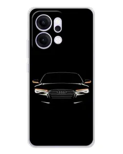 Чехол для OPPO Reno14 с картинкой «Audi — ночной контур» Чехол для OPPO Reno14 с картинкой «Audi — ночной контур»