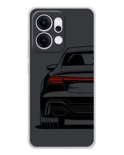 Чехол для OPPO Reno14 с картинкой «Задняя часть Audi — арт» Чехол для OPPO Reno14 с картинкой «Задняя часть Audi — арт»