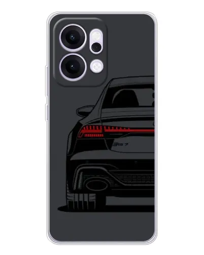 Чехол для OPPO Reno14 с картинкой «Задняя часть Audi — арт»