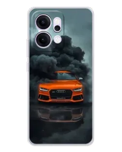 Чехол для OPPO Reno14 с картинкой «Audi в облаках дыма» Чехол для OPPO Reno14 с картинкой «Audi в облаках дыма»