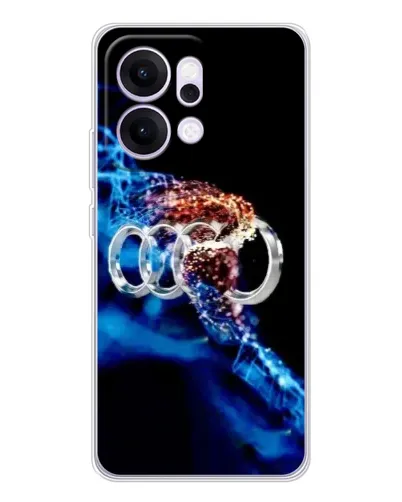 Чехол для OPPO Reno14 с картинкой «Энергия лого Audi»