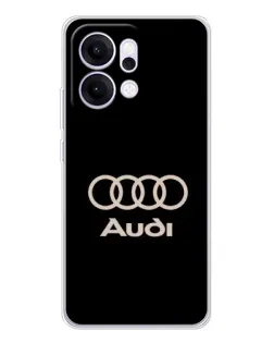Чехол для OPPO Reno14 с картинкой «Audi — золотой логотип» Чехол для OPPO Reno14 с картинкой «Audi — золотой логотип»